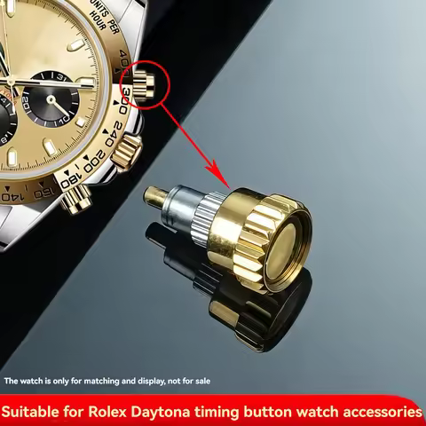 For Rolex Daytona Oyster Perpetual 116508 116500 Chronograph Pushers Stainless Steel Push Buttons Re