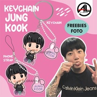 GANTUNGAN Keychain JUNGKOOK BTS KEYCHAIN KPOP PHONESTRAP BTS