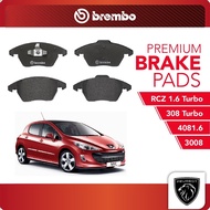 BREMBO Front Brake Pads (1 set) For Peugeot 308 Turbo, Peugeot 3008, Peugeot 408 1.6, Peugeot RCZ 1.