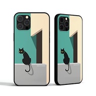 | HOA 原創設計手機殼 | 黑貓BLACK CAT系列 | 青碧 GREEN |