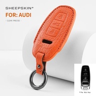 For Audi Q8 RSQ8 A6 C8 S6 RS6 A7 S7 RS7 A3 8Y A8 D5 RS E-tron GT Q4 Q7 Car Key Case Cover Shell Shee