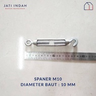 SPAN SCREW M10 10mm SPANER/ TURN BUCKLE/ SPAN SCREW/