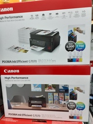 全新行貨長期現貨 Canon Pixma G7070 加墨式雙面多合一打印機 (跟機已有原裝墨水,不需另購墨水)