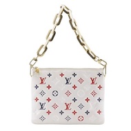 【日本直送】路易威登 LOUIS VUITTON Coussin PM 肩背包 Monogram 2WAY 手拿包 M23466 羊皮 白色 女性【二手品】