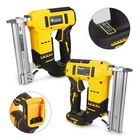 10-30mm Brushless Electric Nail Gun Depth Adjustment Nailer Stapler Cordless Stapler Framing For Dew