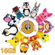 USB Flash Drive 16GB Cartoon Animals Cute Penguin cartoon usb stick Pen Drive Thumb Drive 3 IN 1 OTG