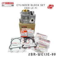 YAMAHA EGO LC FI CYLINDER BLOCK SET KIT 2BR-WE13E-00 BLOK WITH GASKET PISTON RINGS 100% ORIGINAL
