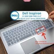 Dell Inspiron 15 3000 5000 7000 15.6" Laptop Durable 2019/2018 / Dell G3 G5 G7 15.6" Series For Computer Waterproof Keyboard Stickers Keyboard Covers Protective Film Multicolor