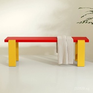 Long Shoe Changing Stool Dining Stool Bedroom Island Bench Bed Stool Check-in Ultra-narrow Entryway 