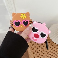 Sunglasses Beaver &amp; Hellokitty Silicone Earphone Case For Samsung Galaxy Buds Fe / buds2 pro / Buds 2 /Buds pro /Buds Live Case for Galaxy Buds 2 /Buds pro /Buds Live