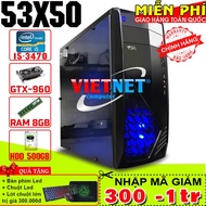 [HCM]Máy tính live game i5 3470 GTX960 Ram 8GB 500GB Màn hình Dell 22inch