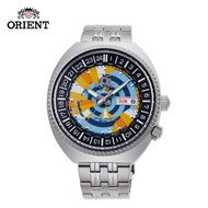 Orient World Map Silver Stainless Steel Analog Automatic Watch For Men OR-RA-AA0E04Y09B