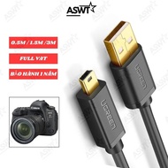 Genuine USB cable connecting Canon EOS 6D2 / 6D Mark II / 6D II camera, 0.5m 1.5m 3m long - WITH BEL