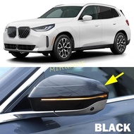 2Pcs Car Rearview Side Mirror Cover Cap Trims Gloss Black For BMW X3 G45 530i 540i i5 740i 750i G60 