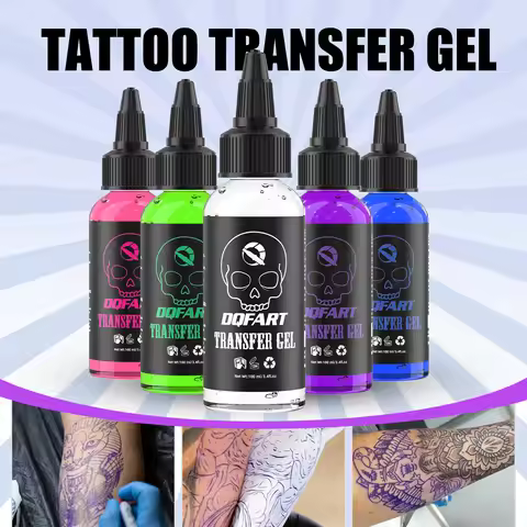 DQFART High Quality 100ml Tattoo Transfer Gel Tattoo stencils Gel Large Capacity Fast transfer Gel N