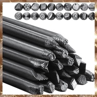 (JIVF) 20 Packs Steel Punches 4 mm Flower Punch Stamp Set Practical Metal Stamping Kit Stamping Jewe