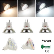 LED Spot Light Bulbs MR11 AC DC 12V 24V 2835 SMD 2W 3W Cool Warm White Lamp 10W 20W Halogen Light Eq