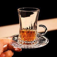 Creative Transparent Turkish Glass Cup Household Tea Cup Coffee Cup Glass Glass Cup Set Juice Milk C