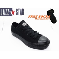PALLAS JAZZ STAR 096 BLACK SHOES/ KASUT HITAM PALLAS JAZZ STAR 096BK