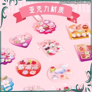 DIY Goo Card Set Three-layer Storage Box Hand Account Sticker Goo Card Sticker Goo Chuck Goo Card Cu