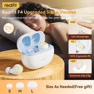 Realfit F4 Earphones: ANC Bluetooth Earbuds, Noise Cancellation, Wireless, Ultra Deep Bass, App Cont
