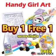 Handy Girl Art And Craft Art Craft Kit Educational Toy For Kids Mainan Budak Perempuan DIY Craft Kid