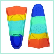 Fins For Swimming Kids Free Diving Short Silicone Sole Diving Professional Training Fins Snorkeling 