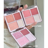 [JUDYDOLL] Judydoll BLUSH with Heart-shaped Highlight BLUSH & HIGHLIGHT PALETTE 9g