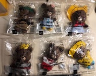 [全新] 小熊學校 公仔吊飾 一套 the bears’ school Jackie 
