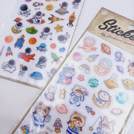 Astronaut Character Sticker / Glow in The Dark Astronaut Character Sticker