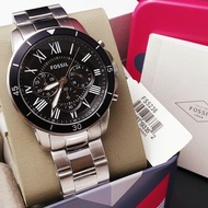 Men's Watch FL G*a*t FS5236 Chronograph Black Dial Silver Steel