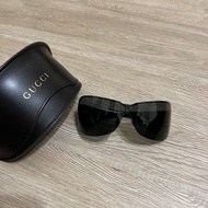 瑞奇二手精品 Gucci 大墨鏡 logo vintage 美品