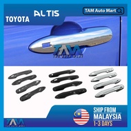 Toyota Altis E210 (2021 - 2024) Door Handle Chrome Carbon Black Cover TAM AUTO MART Car Accessories
