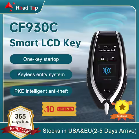 2025 New For Automobili Lamborghini S.p.A. Remote Car Key Modified Universal Smart LCD Key CF930C Co