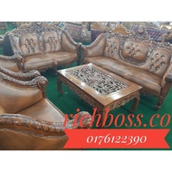 Set Sofa perabot kayu jati Ganeesa Berkualiti tinggi