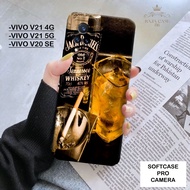 HP Vivo V21 4G Case Vivo V20 SE 5G/ - Rajacase - Vivo V21 4G casing 5G/ - Branded Softcase Motif - V