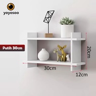Rak Buku Partisi TV Latar Belakang Hiasan Dinding Rumah Rak Gantung Dinding - YOYOSOO