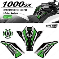 For Z1000SX Z 1000SX Ninja 1000 SX 2017-2024 3D Fuel Tank Pad Sticker Set Gas Oil Protection Decals 