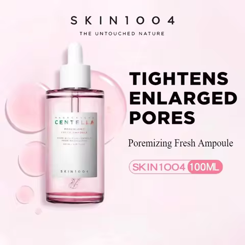 Centella Poremizing Fresh Ampoule Pink Salt Essence Liquid Face Pore Care Facial Serum Soothing Mois