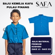 Kemeja Kafa Penang Biru Pulau Pinang Baju Sekolah Agama Royal Blue Budak Laki