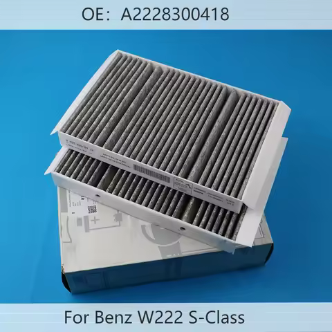 A2228300418 2Pcs Carbon Cabin Air Filter For Benz W222 V222 X222 AMG S63 S63 AMG Maybach 2228300418