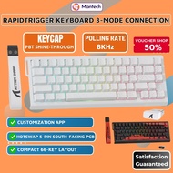 Attack Shark X68PRO HE Wireless Magnetic Keyboard – 0.01mm Rapid Trigger•8KHz Polling Rate•Tri-Mode