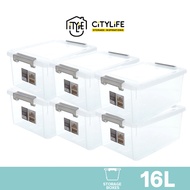 Citylife 16L Multi-Purpose Widea Stackable Storage Mini Container Box - L