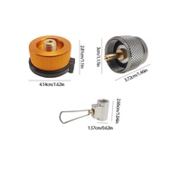 3pcs/set Camping Stove Adapter Butane Canister Adapter Refill Adapter EN417 Lindal Valve Canister Sh