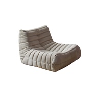 [特價]【YKS】毛毛蟲沙發 懶人沙發 休閒椅(二色可選)米白色
