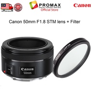 Canon EF 50mm F1.8 STM Lens (ORIGINAL CANON MALAYSIA WARRANTY) EF50MM