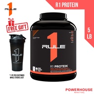 [FREE SHAKER] Rule 1 Protein 100% Whey Isolate & Hydrolyzed Whey Protein Isolate, 5lb [R1 Protein, M