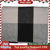 Cotton  Plaid Rugs, Check Rug,23.6Inch x35.4Inch,Checkered Outdoor Rug,Outdoor Plaid Doormat For Kit