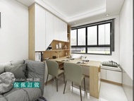 💓💔英式傢俬設計壁床	間房櫃設計訂做公屋家俱隱形餐檯客廳櫃訂做Gesamtes Haus Dekoration Design