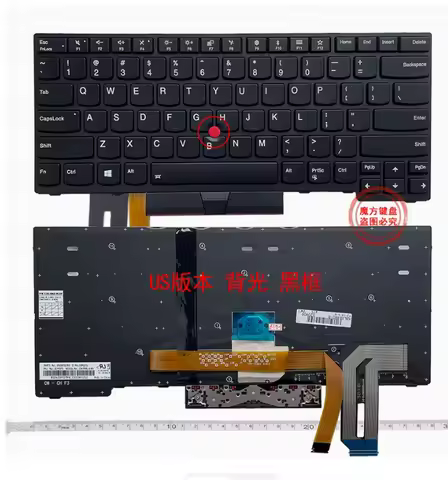 US NEW Laptop keyboard for Lenovo Thinkpad E480 E485 E490 E495 E490S L380 L480 L390 L490 R480 R490 T
